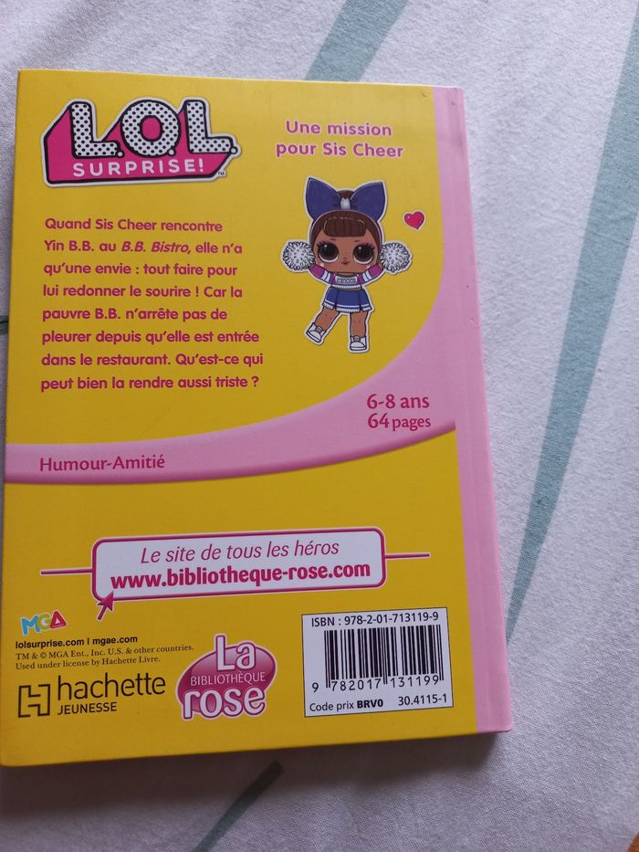 Livre bibliotheque rose L.O.L. surprise lol 6/8 ans tome 15 - photo numéro 2
