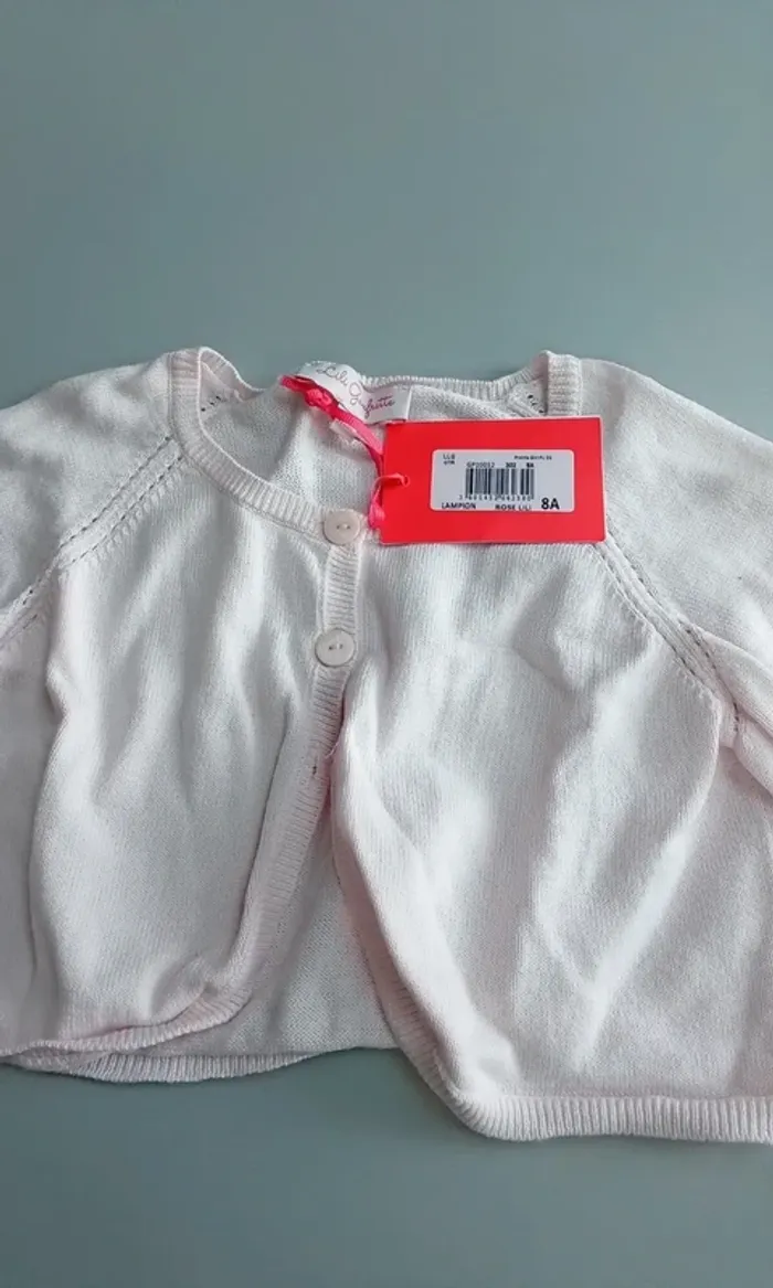 Gilet court taille 8 ans marque Lili gaufrette - photo numéro 2