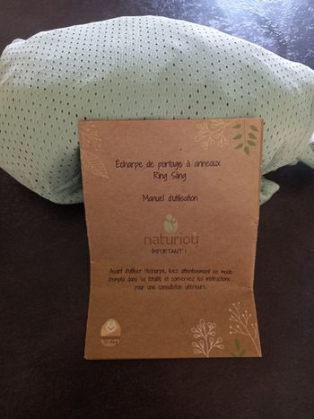 Echarpe de portage ring sling