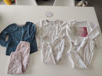 Lot de 3 Pyjamas fille 4ans Okaïdi