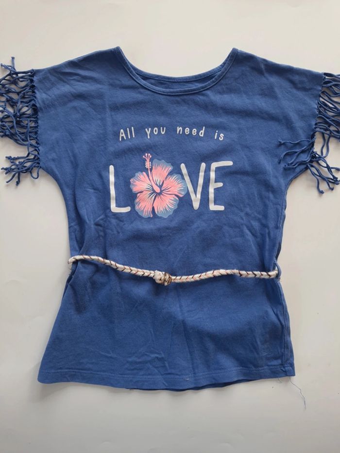 T shirt à frange 6 ans