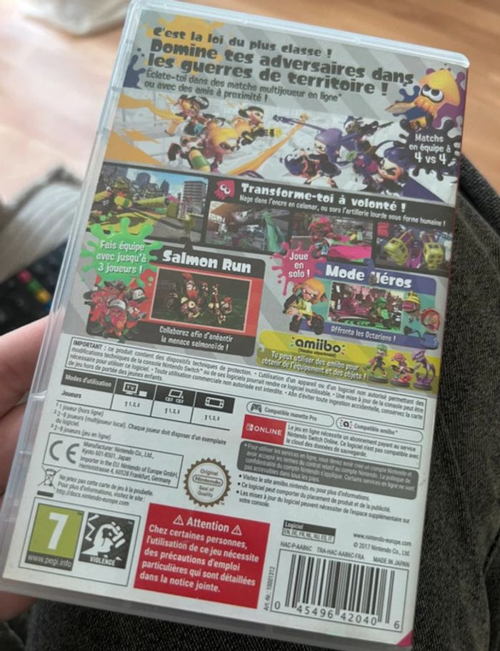 🎮 Jeu Nintendo Switch – Splatoon 2 - photo numéro 2