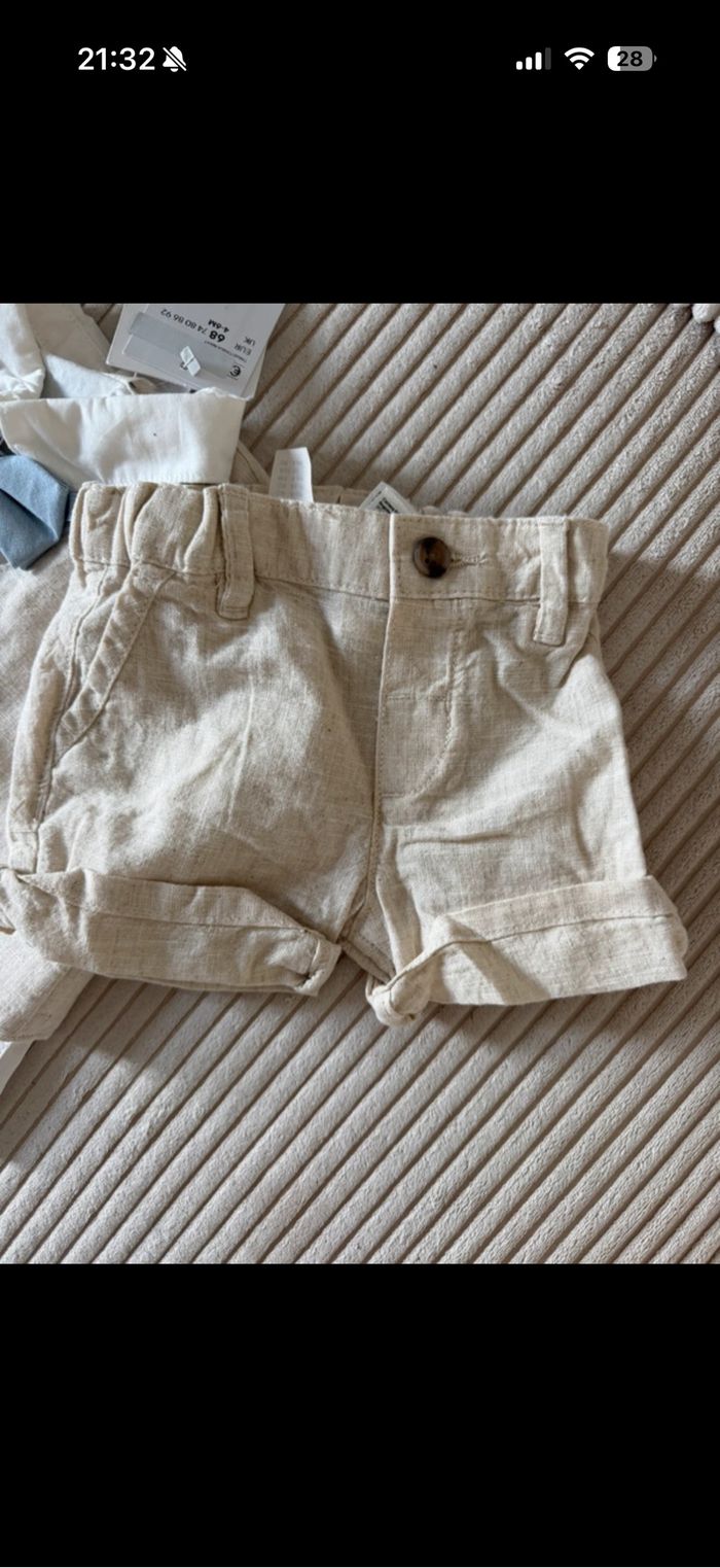 Ensemble de cérémonie bébé beige - photo numéro 3