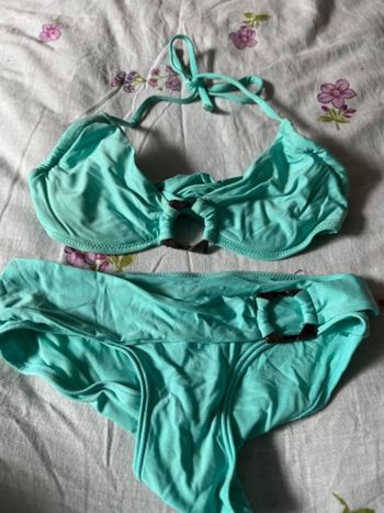 Maillot de bain turquoise Etam