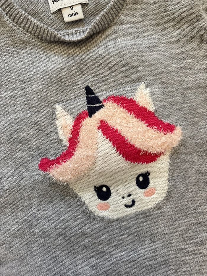 Pull licorne 9 mois - photo numéro 4