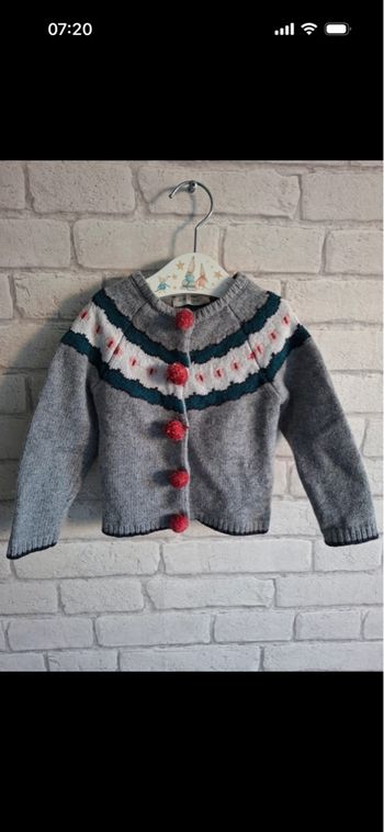 Gilet Jean Bourget taille 2 ans