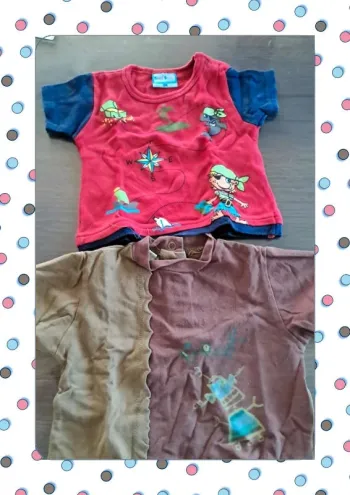2 tshirt 9 mois