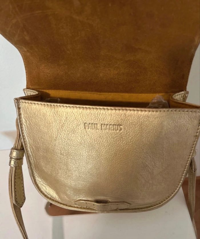 Sac en cuir doré l'Idole Paul Marius - photo numéro 3