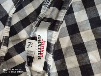 Blouse à carreaux 6ans JPG
