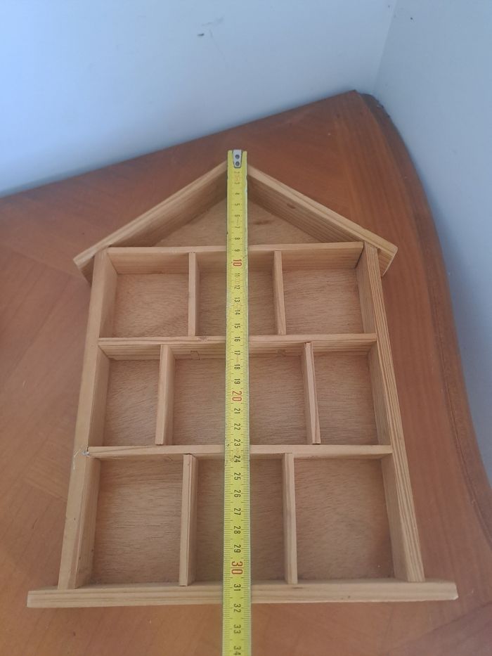 Étagère vintage à miniature en forme de maison 🏠 - photo numéro 5
