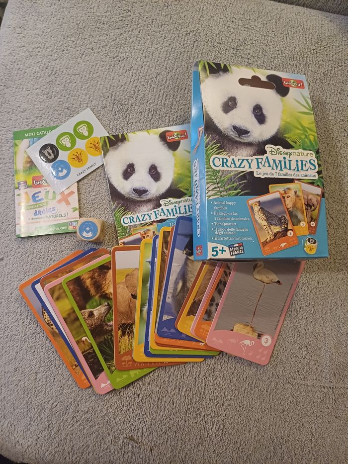 Jeu 7 familles des animaux Crazy Families - Bioviva - photo numéro 3