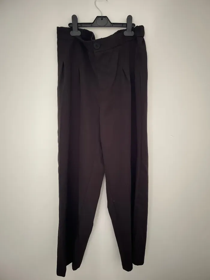 Pantalon en toile noir - photo numéro 2