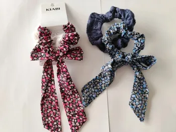 Lot de 4 chouchous fleurie liberty kiabi