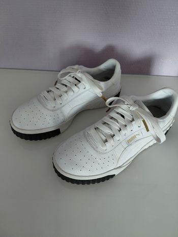 Baskets Puma blanche et noire