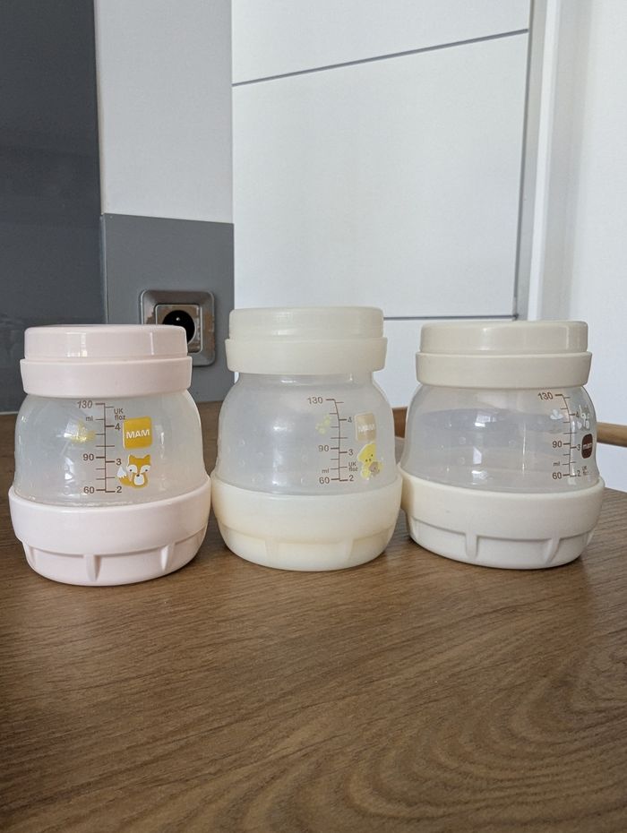 3 Biberons mam 130ml