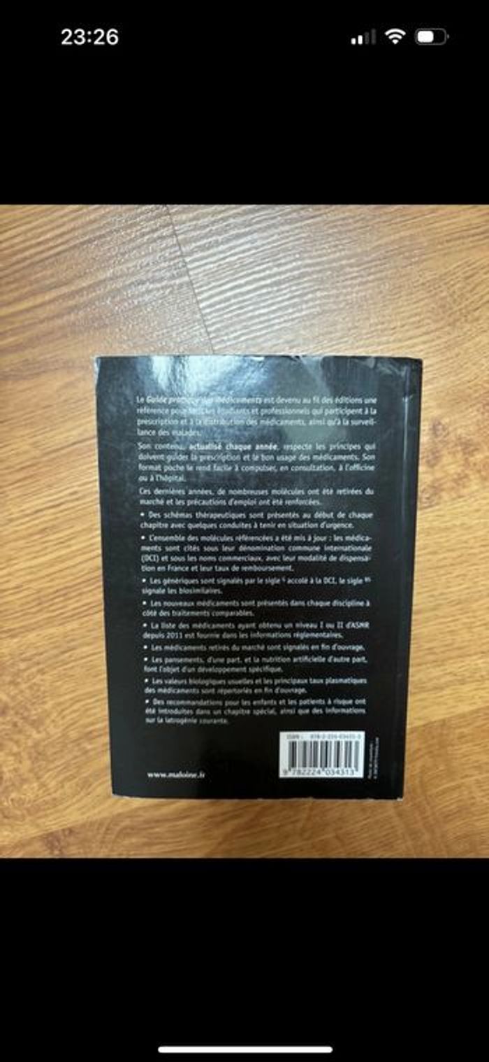 Livre infirmière / aide soignante DOROSZ guide pratique des médicaments  2016 neuf - photo numéro 2
