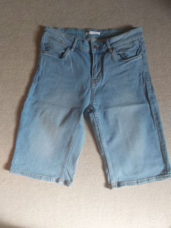 Short jean bleu clair T.36  - Camaïeu