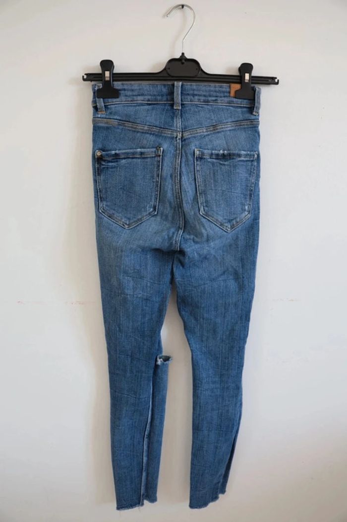 C39 jeans bleu Zara 34 - photo numéro 2
