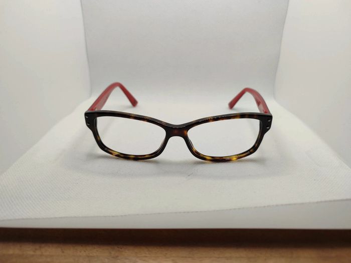 Lunettes de vue Christian Dior CD3202 en acetate Noir et rouge