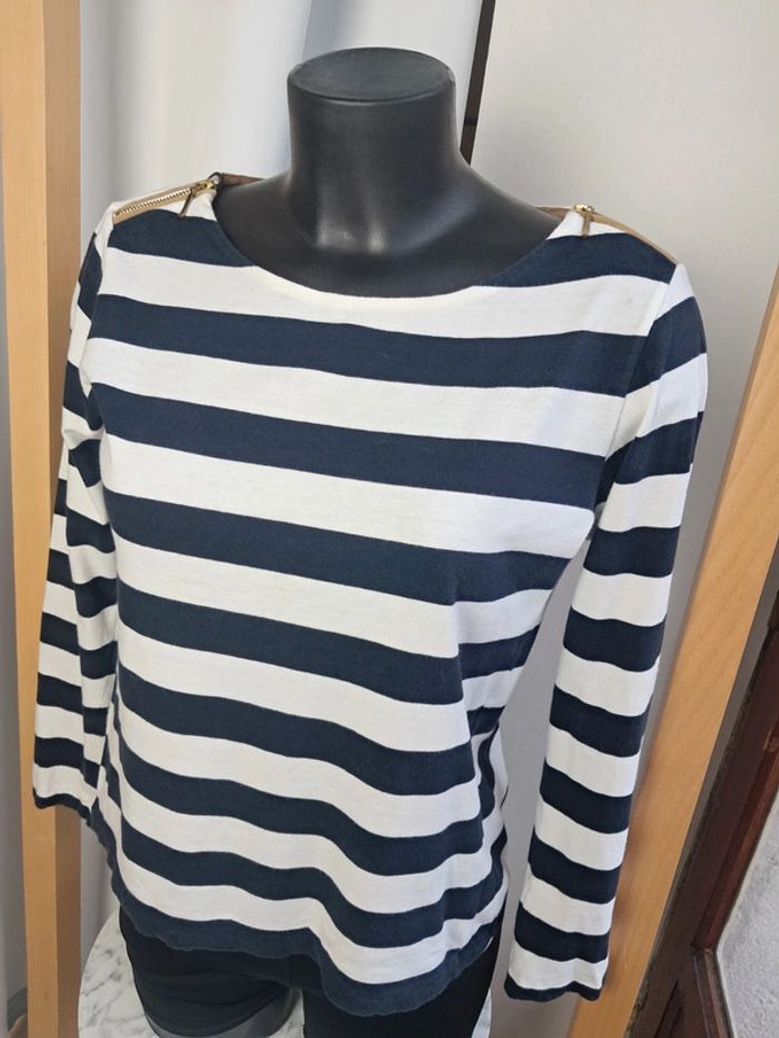 Massimo Dutti haut marin T.36 - photo numéro 2