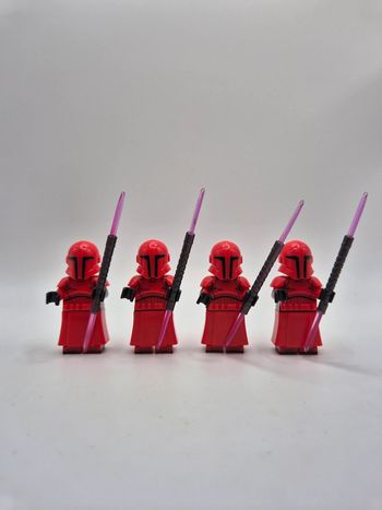 Figurines type lego 4 Impérial Praetorian stormtroopers star wars