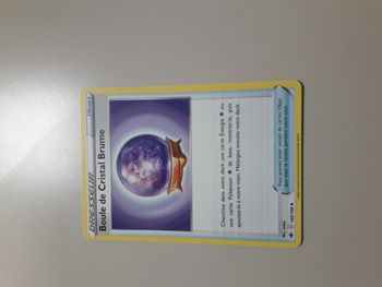 Boule de Cristal Brume carte Pokémon neuve
