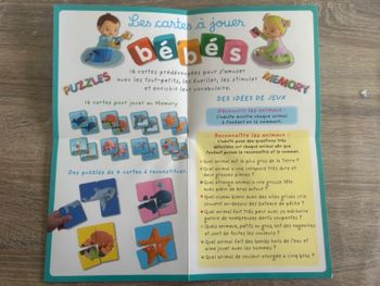 Jeu carte à jouer bébé