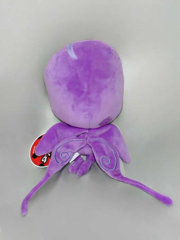Peluche Nooroo 24cm Miraculous officielle ZAG - Kwami violet 3+ - photo numéro 5