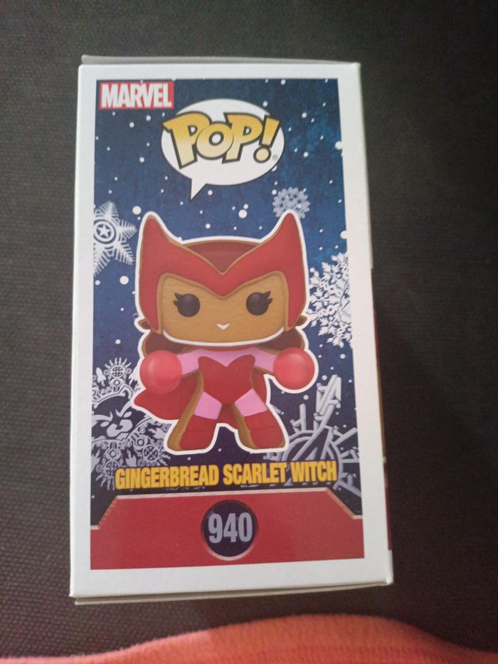 Funko Pop Marvel #940 – Gingerbread Scarlet Witch - photo numéro 3