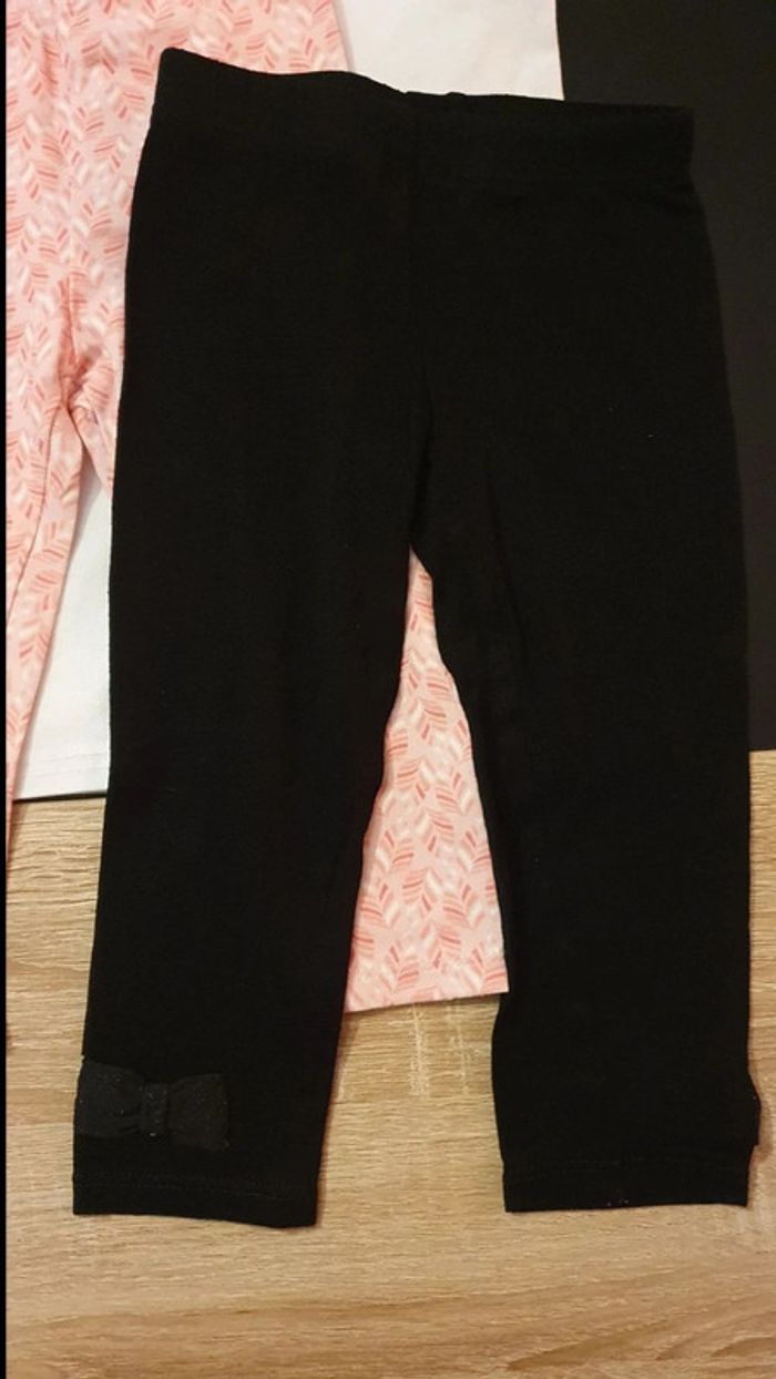 Lot de 3 leggings 24 mois, 2ans et 2-3 ans - photo numéro 2