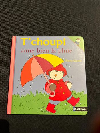 Livre pour enfants tchoupi aime bien la pluie