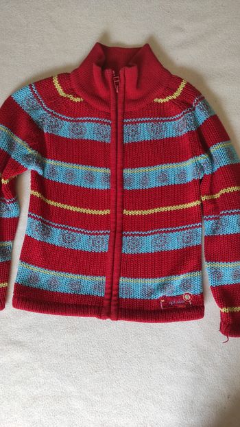 Gilet zippé Alphabet