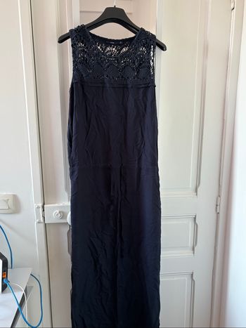 Robe longue d’été bleue marine