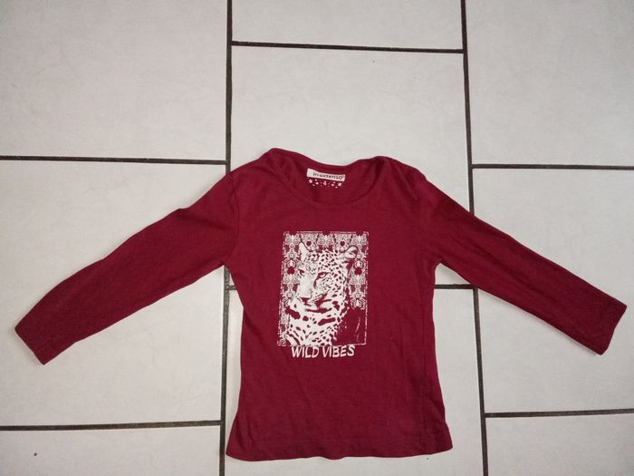 Maillot manches longues fille 4 ans