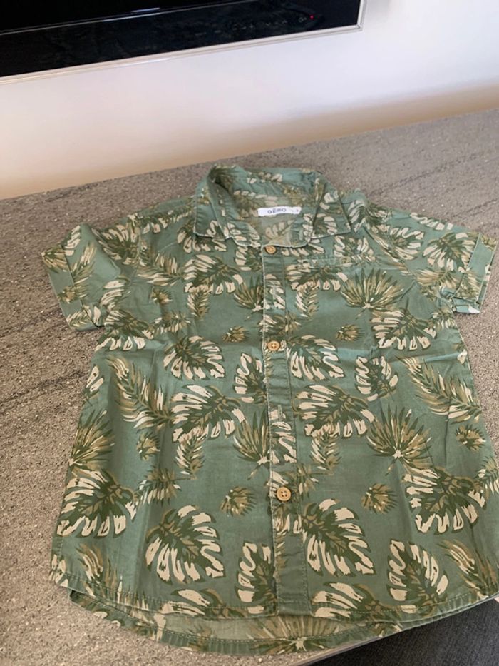 Chemise manches courtes 3 ans