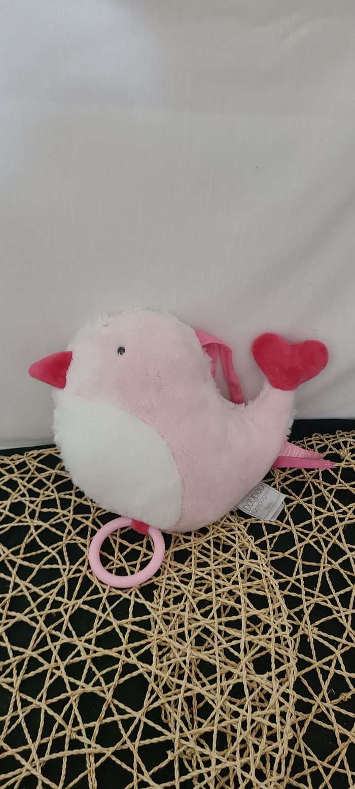 Boite à musique oiseau doudou et compagnie - photo numéro 2