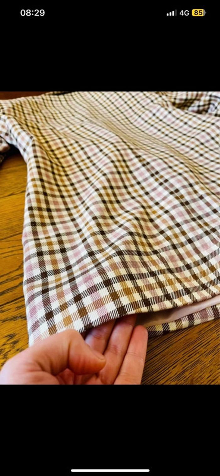 Sublime veste primark taille 32 à motif petit carreaux Vichy neuf - photo numéro 8