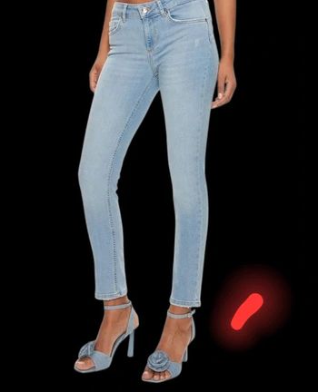 Jean bleu Liu Jo - Mid Rise / Skinny - UXX042 D4811