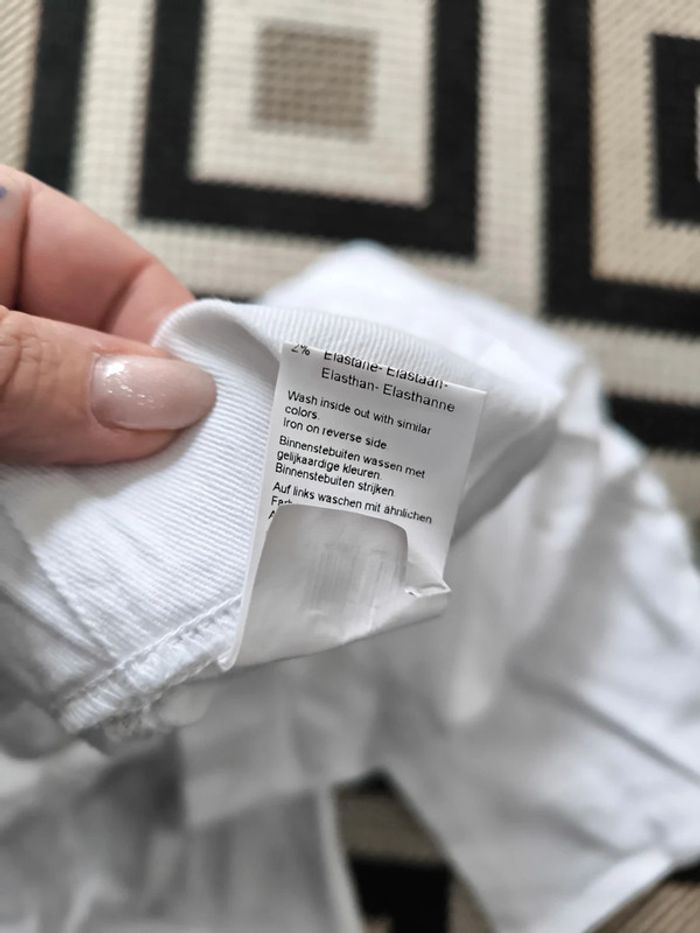 Pantacourt promiss taille 50 blanc neuf - photo numéro 5