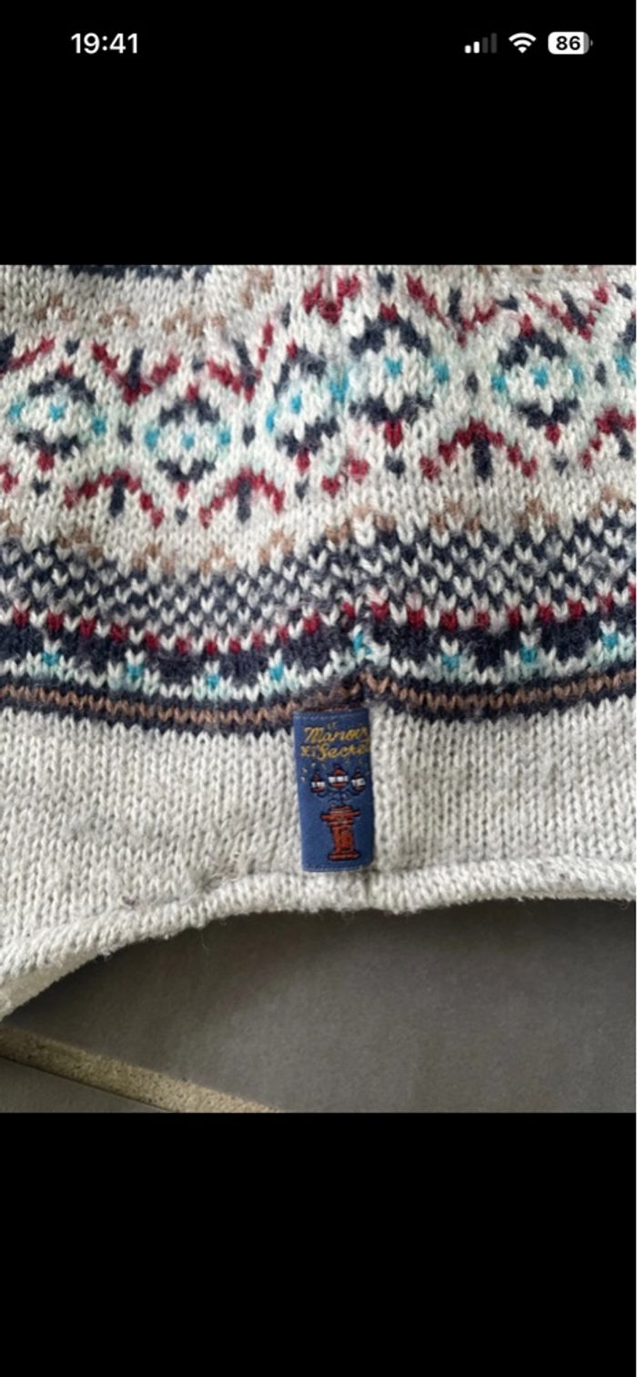 Bonnet pompons garçon multicolore T1 Sergent Major Très bon état - photo numéro 3