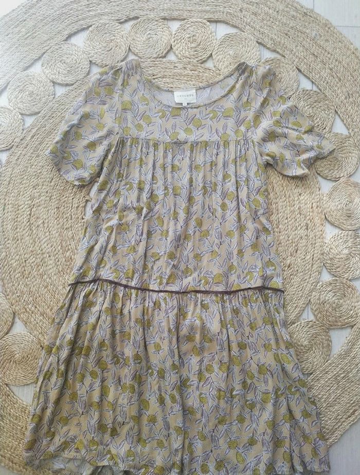 Robe à imprimé feuillage Artlove Taille 38 En très bon état - photo numéro 4