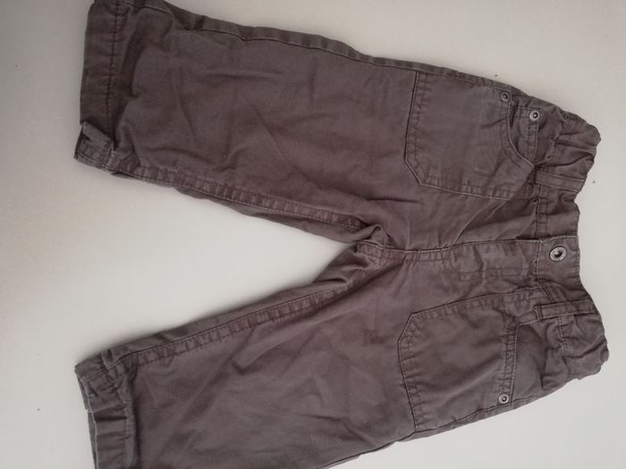 Pantalon garçon kimbaloo 12 mois marron