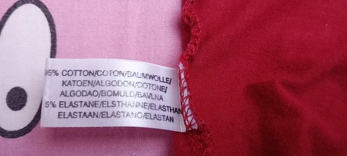 T-shirt rouge foncé 98 cm - photo numéro 5