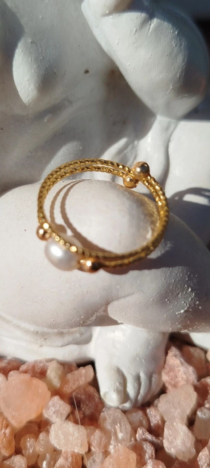 Bague Honolulu et sa perle de culture - photo numéro 5