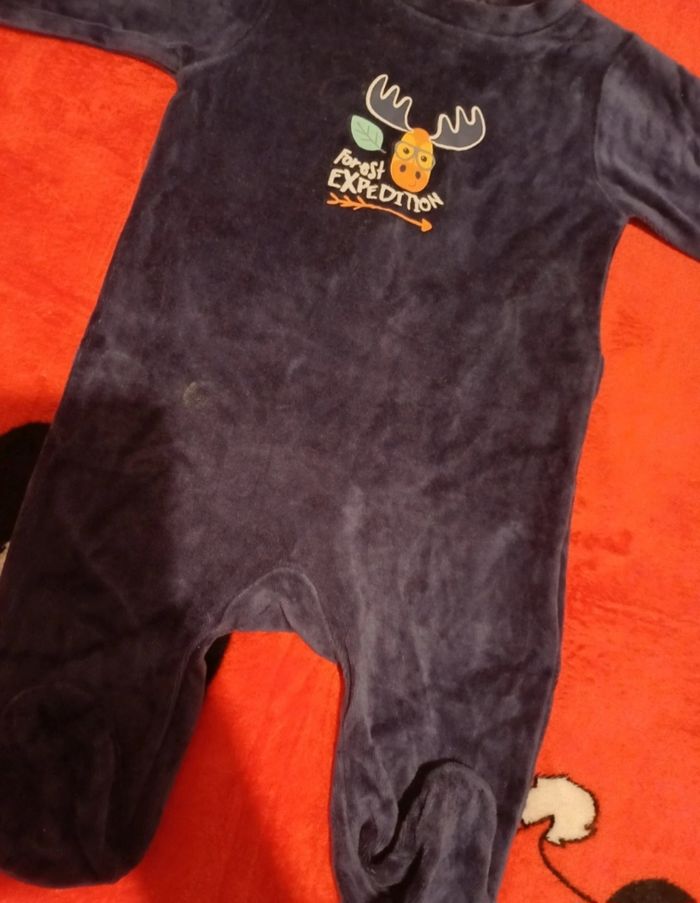 🧸Pyjama de Noël 1 pièce taille 3 mois Pommette - photo numéro 2