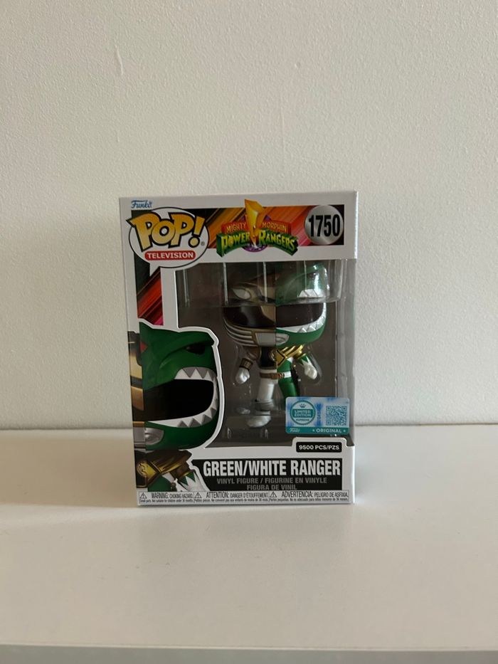 Funko Pop Power Rangers – Green/White Ranger #1750 (Limited Edition – 9500 pcs) - photo numéro 6