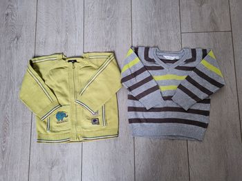 Lot gilet et pull