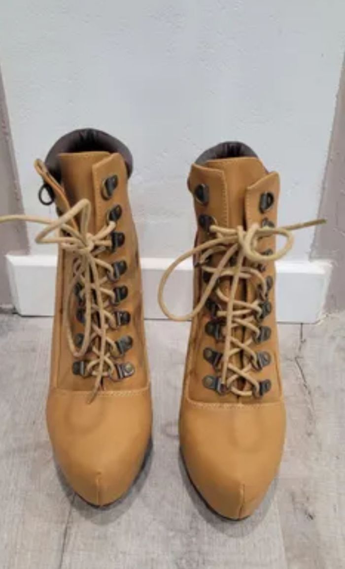 Bottines hauts talons T 38 - photo numéro 2