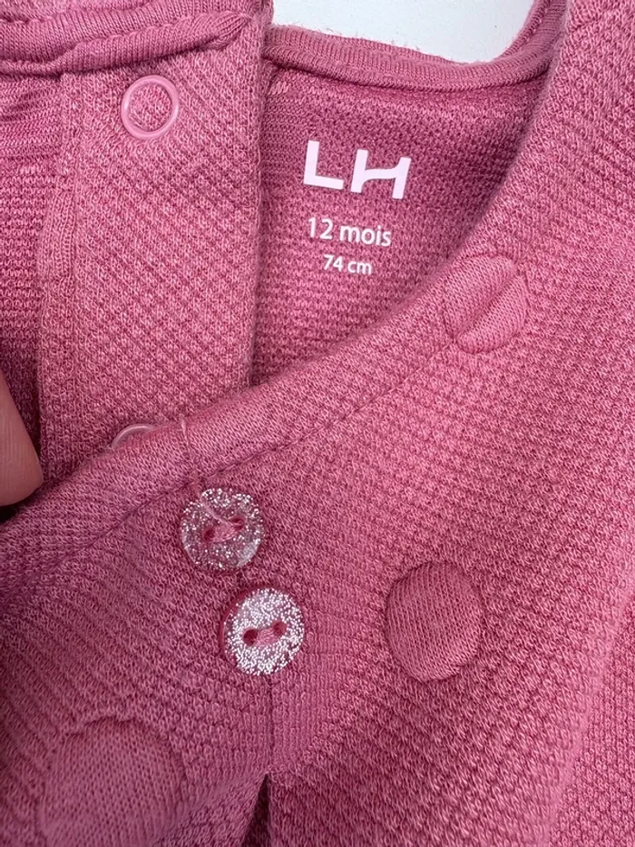 Robe rose La Halle 12 mois neuve - photo numéro 2