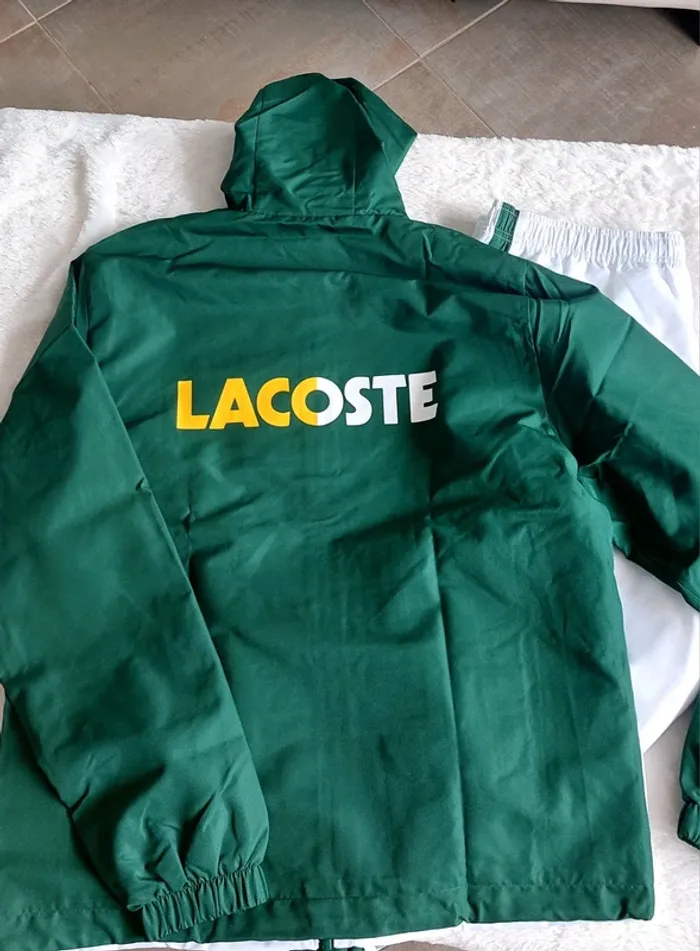 Ensemble Lacoste Vert Taille L - photo numéro 4